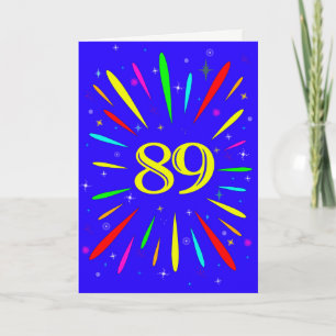 89th Birthday Explosion Card