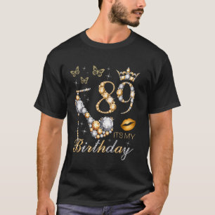 89th It's My Birthday Party 89 Years Old 89th B-da T-Shirt