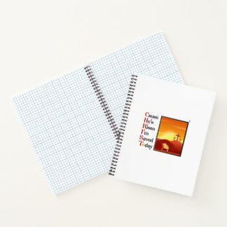 8.5 x11  Christ Acronym Spiral Notebook