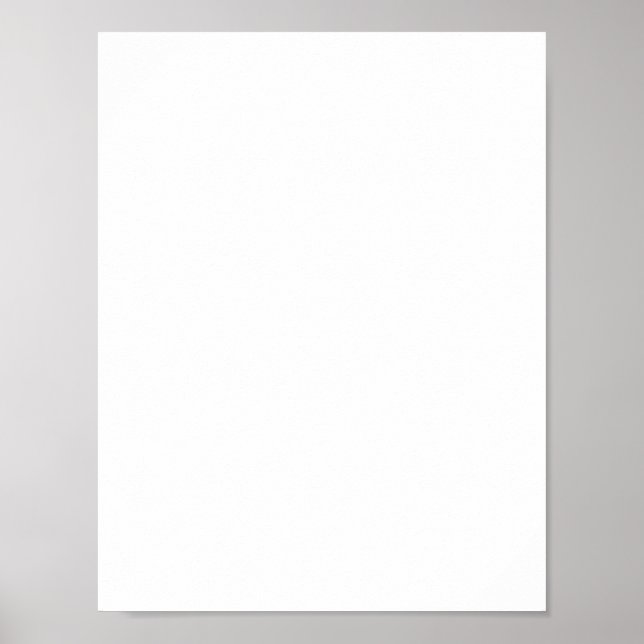8.5 x 11 Blank Poster DIY template add your IMAGE (Front)