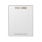 8.5 x 11 Custom Letter Size Notepad with Your Logo