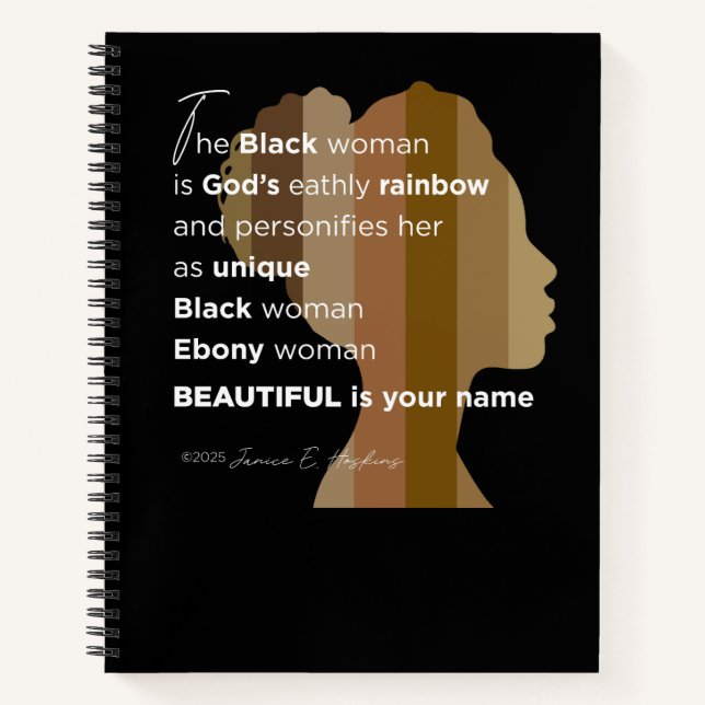 8.5" x 11" Deluxe Spiral Notebook (Front)