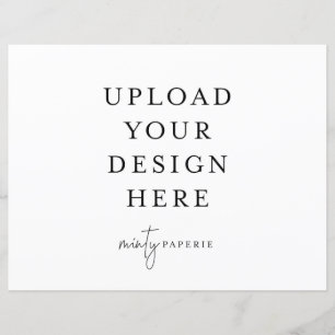 8.5" x 11" Flat Sheet - Landscape