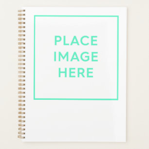 (8.5" x 11"), Hard Cover, Gold Spiral Planner