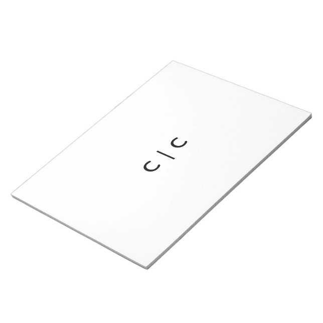 8.5" x 11" notepad (Angled)