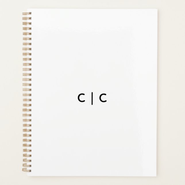 8.5" x 11" planner (Front)