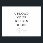 8.5" x 11" Poster - Landscape<br><div class="desc">Customise your card in Templett. After you are done editing,  download your file in a JPG format (don't forget to turn on the bleed option). Upload your design here by clicking on the blue "Personalise" button.</div>