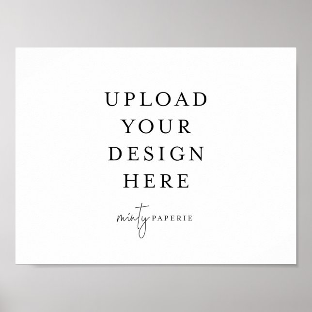 8.5" x 11" Poster - Landscape (Front)