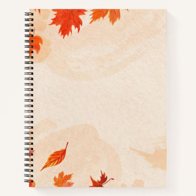 8.5" x 11" Spiral Notebook (Front)