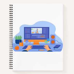 8.5" x 11" Spiral Notebook