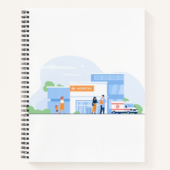 8.5" x 11" Spiral Notebook (Front)