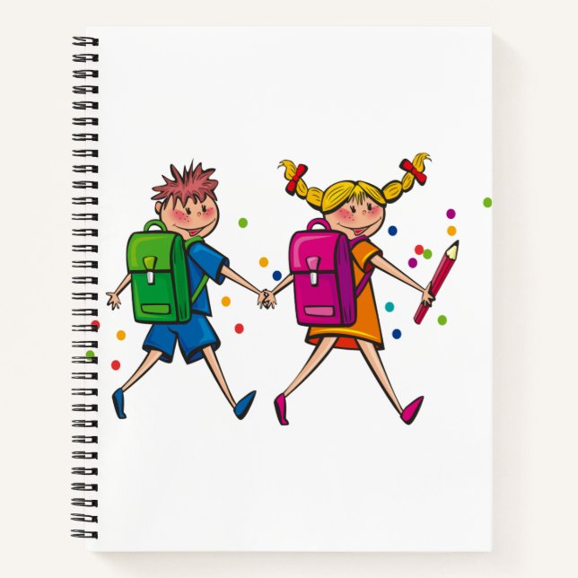 8.5" x 11" Spiral Notebook (Front)