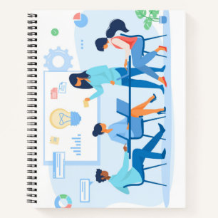 8.5" x 11" Spiral Notebook