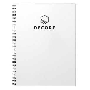 8.5" x 11" Spiral Notebook - Black