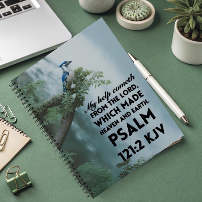 8.5 x 11 Spiral Notebook Psalm 121:2 KJV (Creator Uploaded)