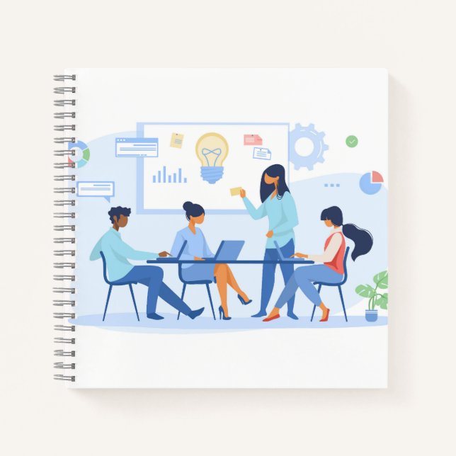 8.5" x 8.5" Spiral Notebook (Front)
