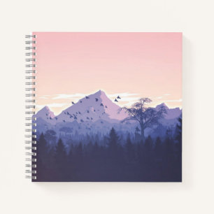 8.5" x 8.5" Spiral Notebook