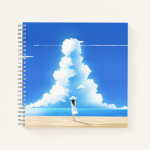 8.5" x 8.5" Spiral Notebook