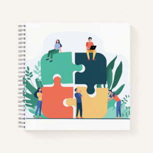 8.5" x 8.5" Spiral Notebook