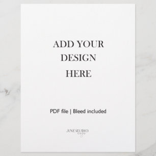 8.5x11" Portrait Sheet Printing