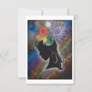 8.9 cm x 12.7 cm Flat Thank You Card