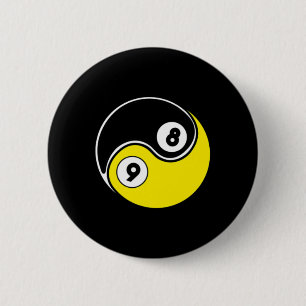 8 Ball 9 Ball Snooker Pool Billiards 6 Cm Round Badge
