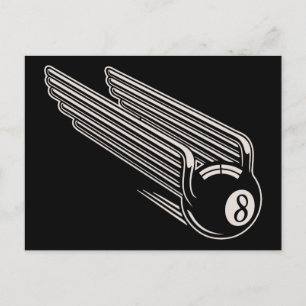 8-Ball - Aero Wings Postcard