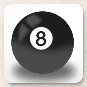 8 Ball - Billiards Coaster