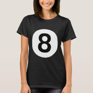 8 Ball Billiards Pool Table Costume Eight Ball T-Shirt