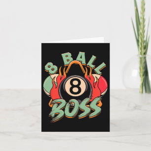 8-ball Boss Billiards  Card