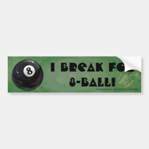 8 Ball Bumper Sticker