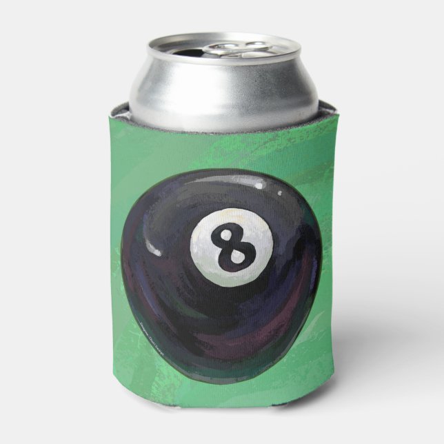 8 Ball Can Cooler (Can Front)