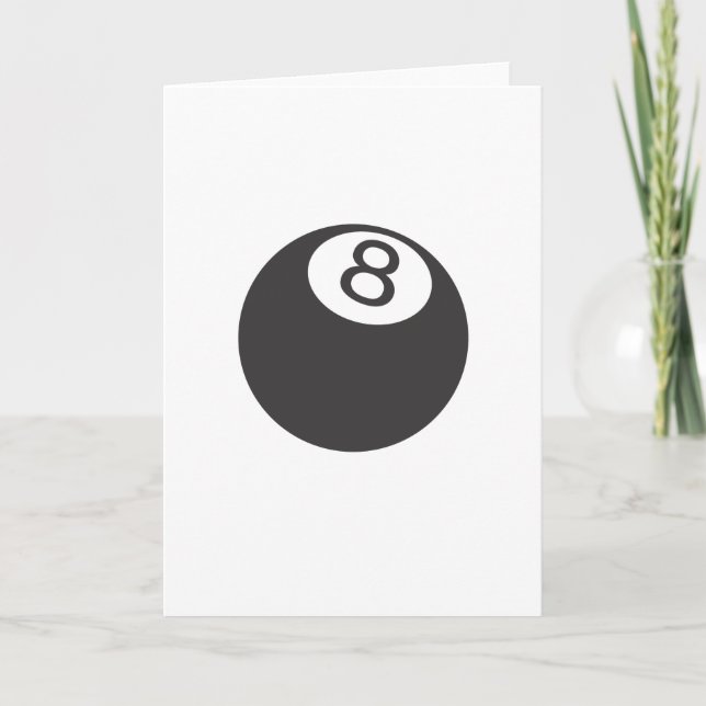 8 ball card (Front)