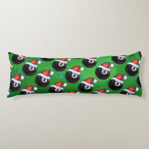 8 Ball Christmas Body Cushion