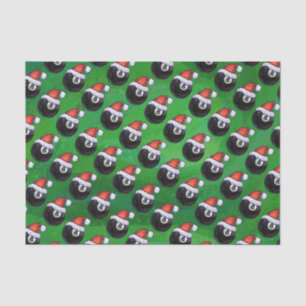 8 Ball Christmas Tissue Paper