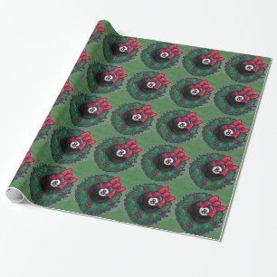 8 Ball Christmas Wrapping Paper