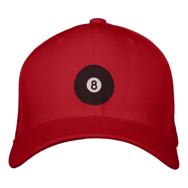 8 ball embroidered hat (Front)