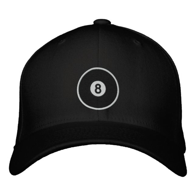 8 Ball Embroidered Hat (Front)