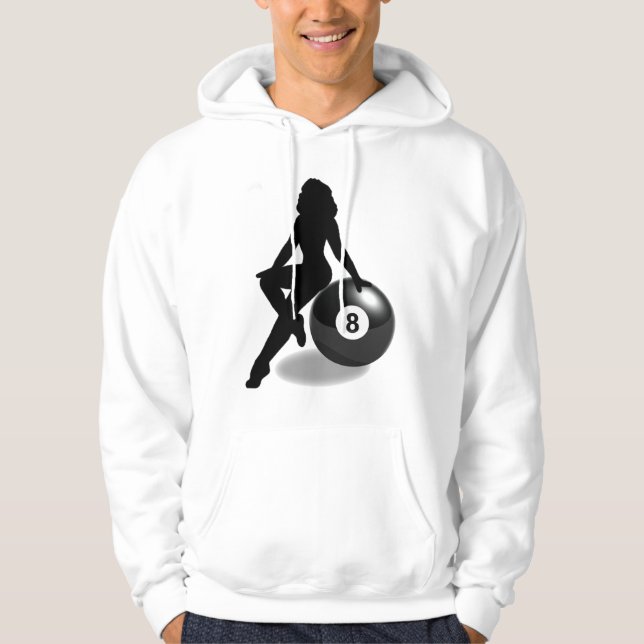 8 Ball Girl Hoodie (Front)