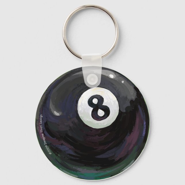8 Ball Key Ring (Front)