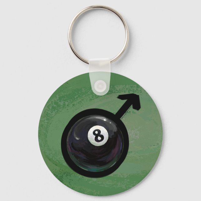 8 Ball Key Ring (Front)