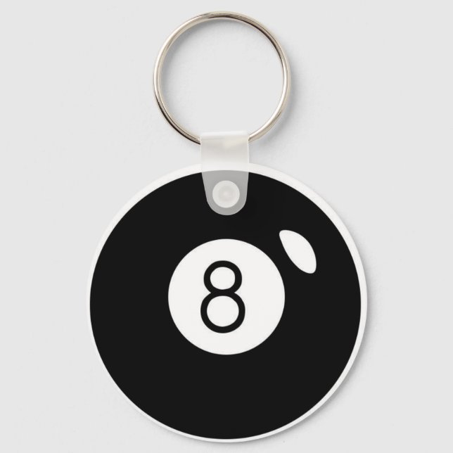 8 ball keychain (Front)