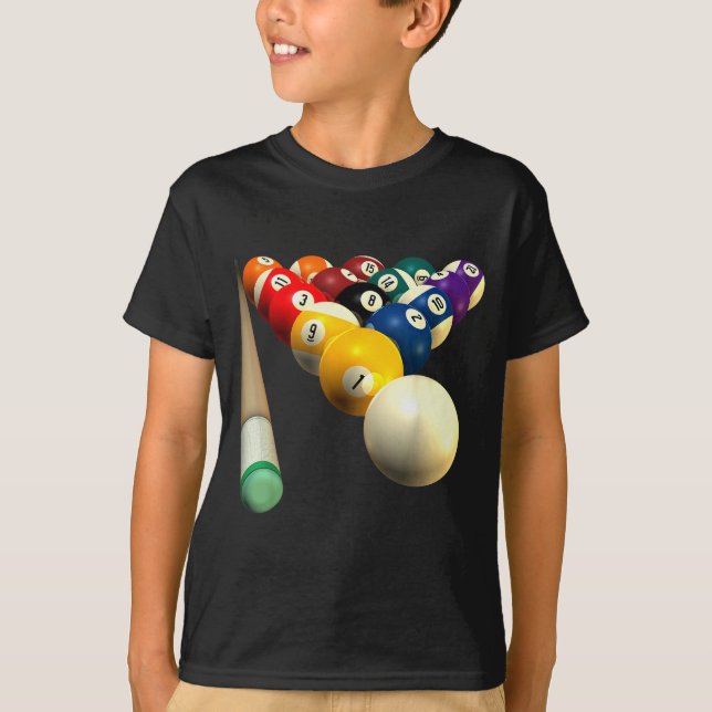 8-ball Ol Team S For Bar League Protecting  T-Shirt (Front)