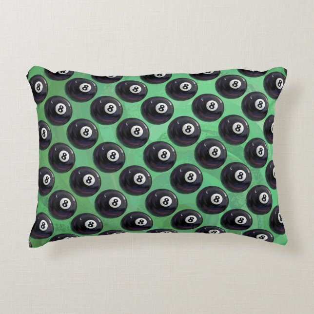 8 Ball Pattern Decorative Cushion (Front)