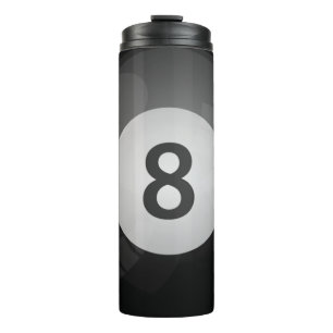 8 Ball Pool Ball Thermal Tumbler