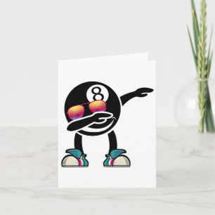 8-ball Pool Billiard Male - Snooker Pool Dab Dance Card