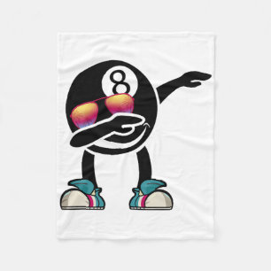 8-ball Pool Billiard Male - Snooker Pool Dab Dance Fleece Blanket