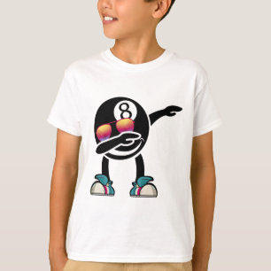 8-ball Pool Billiard Male - Snooker Pool Dab Dance T-Shirt