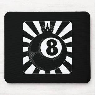 8 Ball Pool Billiards Billiard Player  Mouse Mat