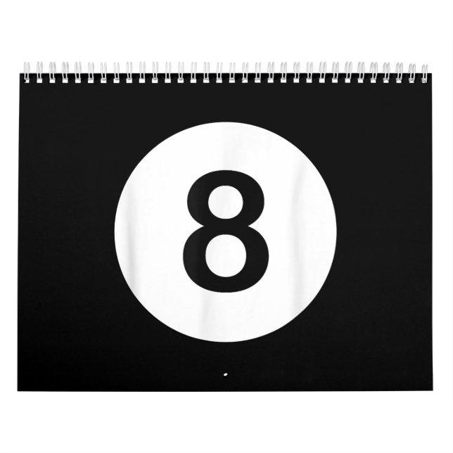 8 Ball Pool Hall Tees, Shark Lover Gift Calendar (Cover)